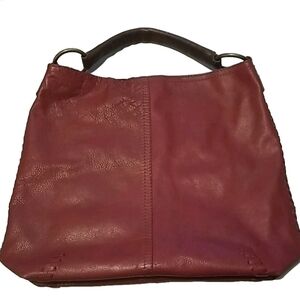 Lucky Brand Red Leather Shoulder Bag